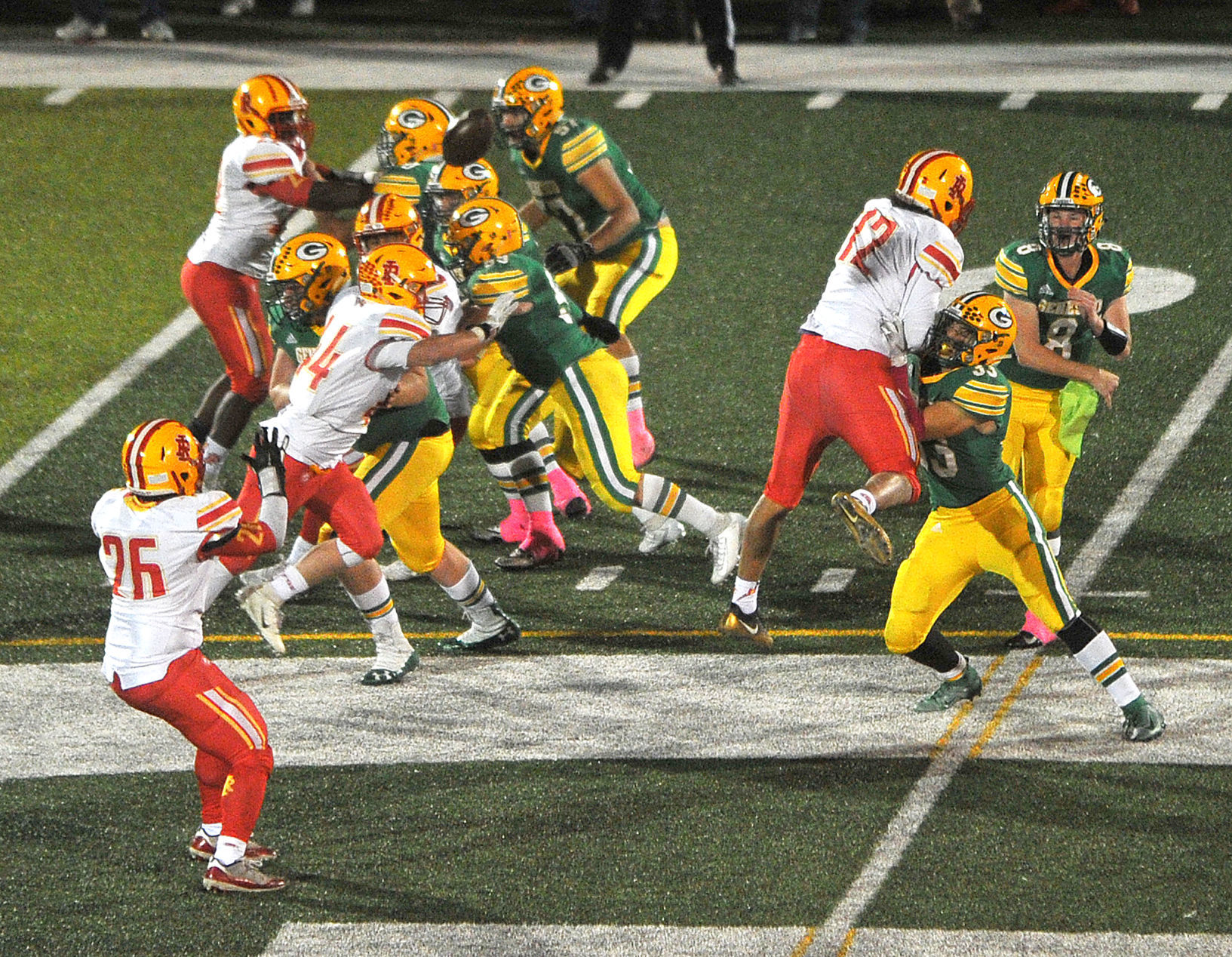 Rock Island vs Geneseo football.